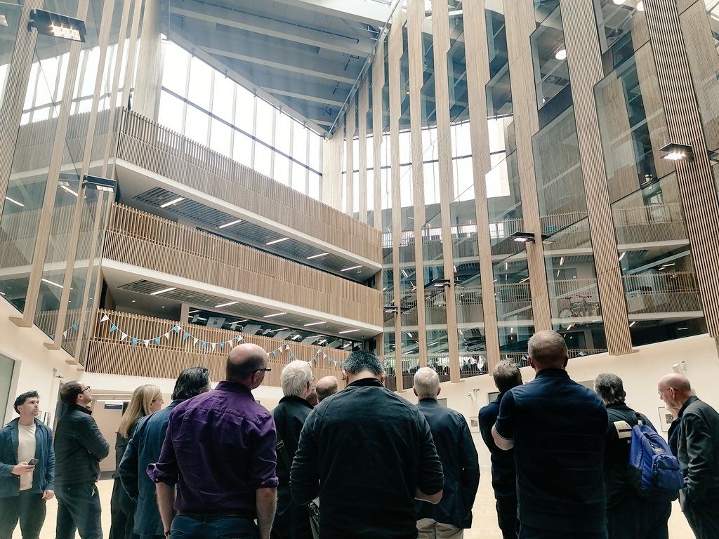 Samuel Stevenson & Sons Architects (@sssarchitects) on Twitter photo We spent a fantastic afternoon on a tour of the Ulster University Belfast Campus, which recently won the Liam McCormick prize!!
Thank you to <a href="/ArchitectureNI/">The Royal Society of Ulster Architects</a> for organising this event, along with the AGM which followed, and to Feilden Clegg Bradley Studios for a fab tour! We spent a fantastic afternoon on a tour of the Ulster University Belfast Campus, which recently won the Liam McCormick prize!!
Thank you to <a href="/ArchitectureNI/">The Royal Society of Ulster Architects</a> for organising this event, along with the AGM which followed, and to Feilden Clegg Bradley Studios for a fab tour!