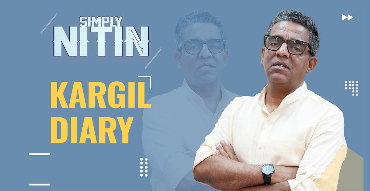 SIMPLY NITIN @ 7 PM IST | Kargil Dairy

@nitingokhale recalls being sent to #Kargil from #Guwahati, where he was stationed as a regional correspondent for '#Outlook' magazine, to cover the 1999 #IndiaPakistan war and additional stories.

@Outlookindia @adgpi @SpokespersonMoD