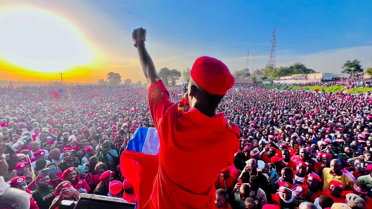 HEBobiwine's tweet photo. Yesterday, we got an overwhelming reception from the people of Greater Masaka sub-region to whom we went to share the revolutionary message as part of our #NUPCountryWideTour2. 

Masaka has played a significant role — and paid a heavy price — in Uganda's political history since it's establishment as a township in the 1950s. It was a battleground in the 1970s, especially in 1979 when the Tanzanian army bombed to the ground most of its infrastructure as they drove Iddi Amin from power. From September to December 1985, dictator Museveni’s rebels laid siege on and eventually captured Masaka from the UNLA forces, which paved the way for Kampala's eventual collapse one month later in January 1986.

Masaka is the capital of Buganda Kingdom, and has produced many great men and women that have gone on to shape the Uganda we know today especially in business, politics and entertainment. Yet, despite its geographical location and historic significance to Uganda, Greater Masaka and its people have nothing but pain and exploitation to show for it. There are clear indications that the Museveni regime is determined to keep this region subjugated and undeveloped, and its people impoverished and fearful for their lives. 

Once a hub for Uganda's lucrative coffee industry, Masaka is a shadow of its former self. The regime has enacted laws that generally prohibit anyone from growing, selling or adding value to coffee without authorisation. Considering how it has ring-fenced all top foreign exchange earning industries in Uganda, such as fishing and minerals, it is apparent that the NRA regime's ultimate intention is not to regulate the coffee industry for the benefit of the citizens who depend on it for their survival, but rather to drive them out of it for the benefit of Museveni and his close allies. No wonder, the same regime is now also going after the lucrative ensenene (grasshopper) and enswa (white ants) businesses that Masaka's people are reputed for. 

The people of Masaka are yet to get answers about who was behind the machete-wielding assailants who hacked to death their relatives in the serial killings of 2021, 2017 and 2013. Neither do they have answers for the abduction of many of their children around the 2021 presidential election who are still missing to date. 

I emphasized to the people of Masaka that contrary to narratives being peddled by the regime through certain media houses, there is no rift within our Party. Although we may occasionally have divergent viewpoints, we have only common one enemy — dictator Museveni — who continues to preside over our oppression and the theft of our country's resources.

We must urgently reclaim Uganda and build a Government that cares for all; a Government that not only recognises but also fulfils its cardinal duty of subsidising life for the citizens from whom it derives its mandate.
#PeoplePowerOurPower