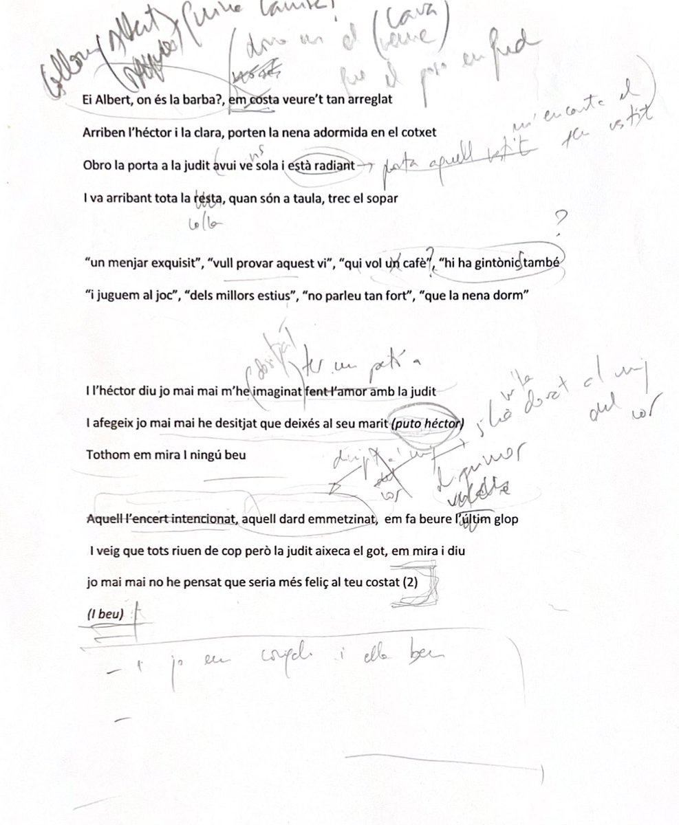 M’acabo de trobar amb això. Primeres idees de JO MAI MAI. Fa 12 anys! La confessió era una mica més potent 😏🙌🏻❤️
