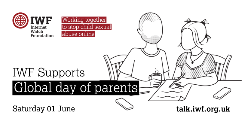 This #GlobalDayOfParents we want to highlight the crucial role that families, parents & caregivers have in children's lives. Help us spread the word and share our TALK checklist with more parents & carers to help families keep their children safe online: talk.iwf.org.uk.