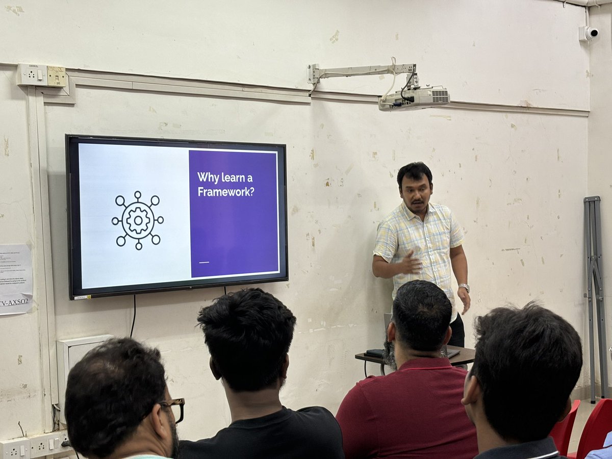 laravelMumbai's tweet image. ⭐️ @amitavroy7 captivated us all with his amazing talk on "Why Laravel?" His passion and knowledge truly shone through. Thank you, @amitavroy7, for an inspiring session! #Laravel #Meetup #DevCommunity