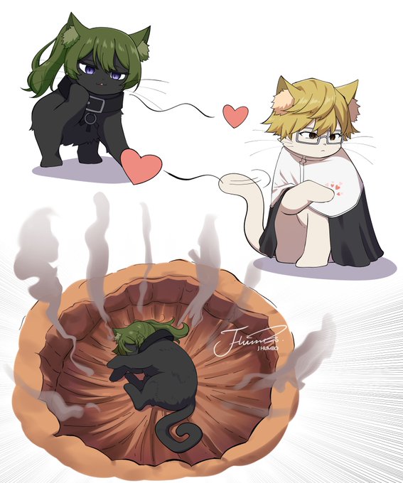 「green hair heart」 illustration images(Latest)