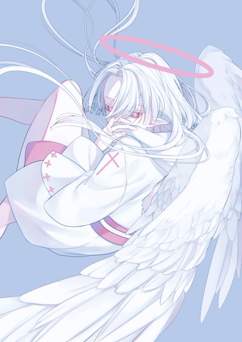 「angel wings feathered wings」 illustration images(Latest)