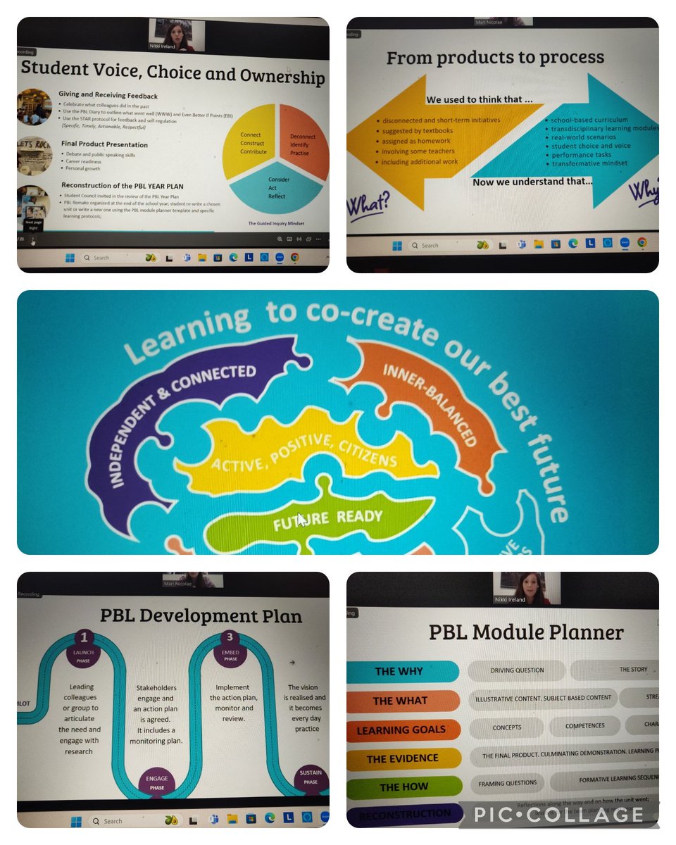 An interesting seminar on Project-Based Learning. 

How to use PBL to empower students to take ownership of their education and develop essential skills for success. 

#PBL #FutureOfLearning #CPD @Year1_Tbs