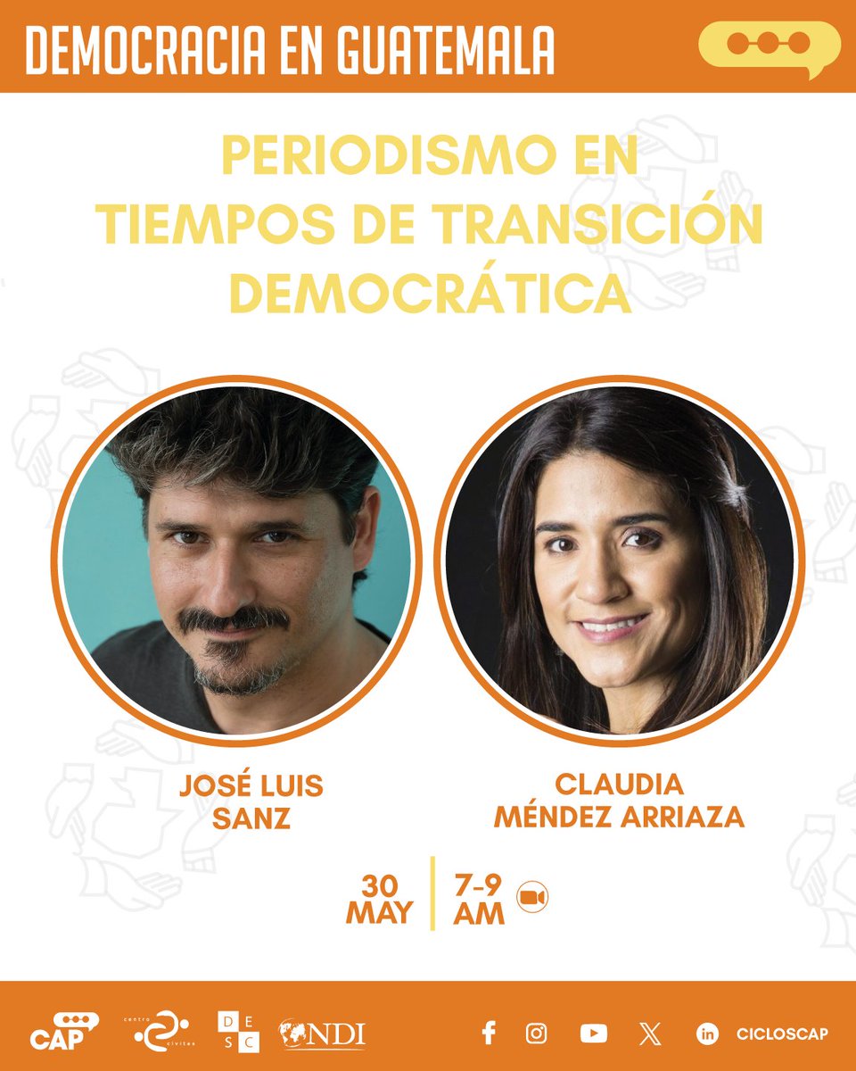 🏁📣Con este taller sobre #Periodismo en tiempos de transición democrática, arrancamos el proceso de elaboración de los #ReportajesCAP en #Guatemala. Con dos grandes #editores: Claudia Méndez Arriaza @cmendeza👌 y José Luis Sanz @jlsanz👌. ✔️Seguimos con #MásPeriodismo🙌