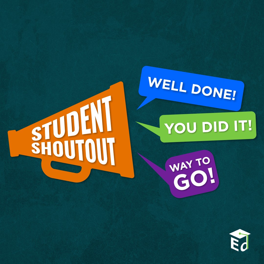 Shoutout to our spectacular students! We know how hard you've worked this school year to finish projects, pass tests, balance priorities, & much, much more. Thank you for all you do to learn & make the most of your educational opportunities every day! #ThankYouThursday