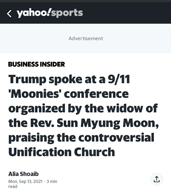 RightMatters1's tweet photo. @NotHoodlum @MeidasTouch Pretty certain they are Moonies, members of the Unification Church cult. They follow and support Trump.

"A former member said the group had deep ties to the modern republican party"

https://t.co/gD7QtynVdt https://t.co/XOEwh6vLN1