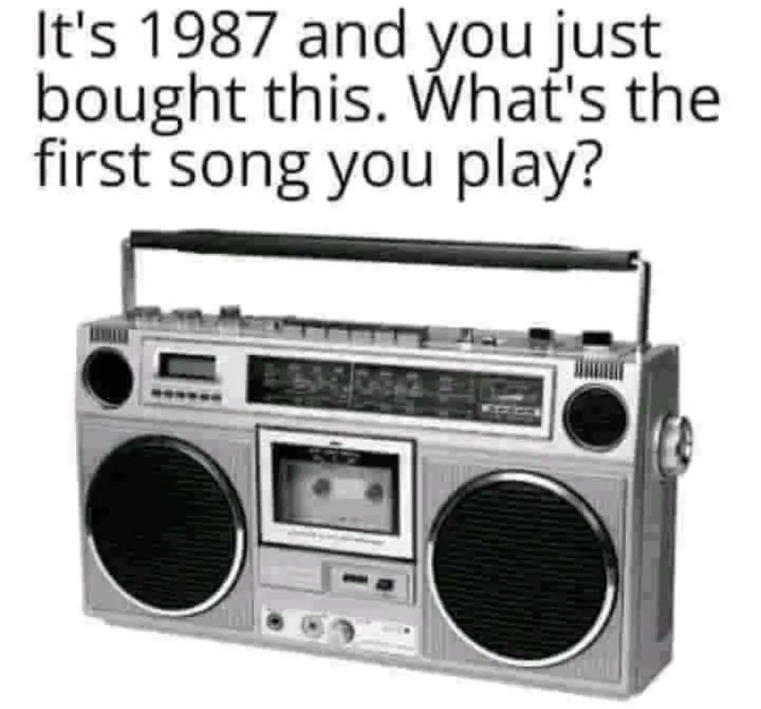 What is the first song you will play?