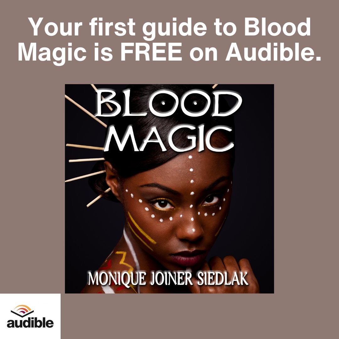 Your first guide to #BloodMagic is FREE on Audible. 'Blood Magick' audiobook brings ancient arts to life. #MysticalListening 🔮
mojosiedlak.com/ACX-BloodMagic