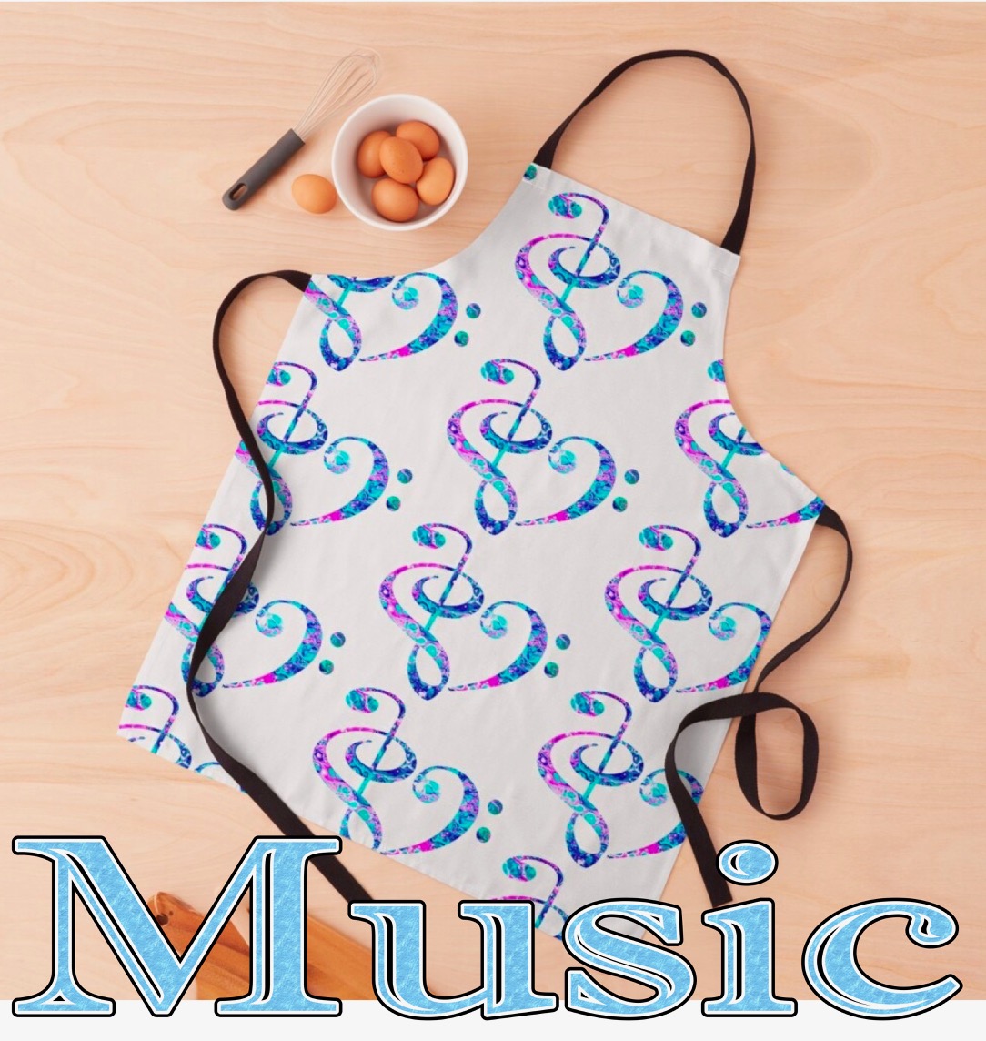 Music Lovers! You can find this cool apron in our Redbubble shop! redbubble.com/i/apron/Music-… #Redbubble