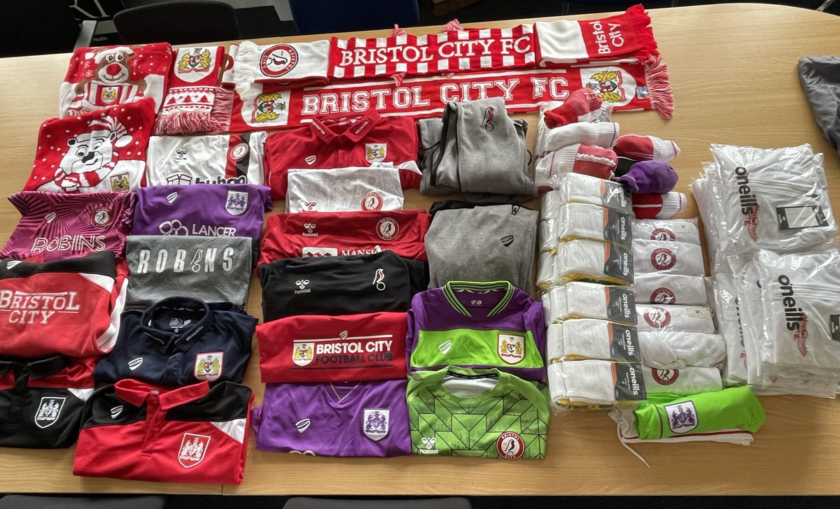 A huge thank you to Bristol City Robins Foundation for this donation! This kit will be given out to asylum seekers and refugees who are participating in Our City Community Cup taking place on Saturday 15th June!