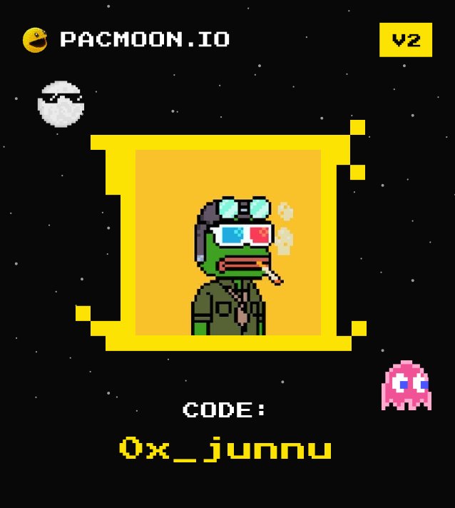Use my code and get invited in $PAC
