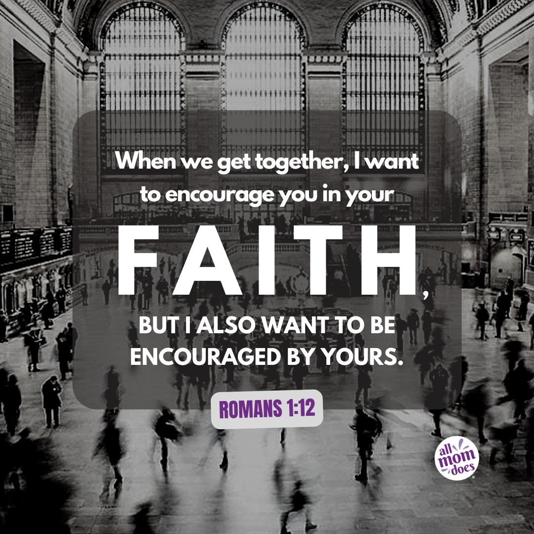 Romans 1:12 - When we get together, I want to encourage you in your faith, but I also want to be encouraged by yours.
.
.
#verse #dailyverse #hope #bibleverse #bible #biblequotes