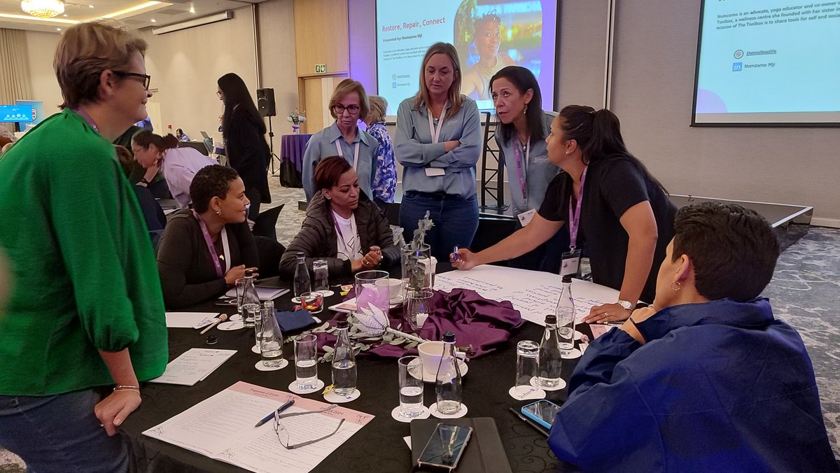 Engaging conversations and learning from other girls' schools across South Africa as we unpack restorative justice and restorative practice. <a href="/Catherine86Pike/">Catherine Pike</a> #SAGSAKZN2024