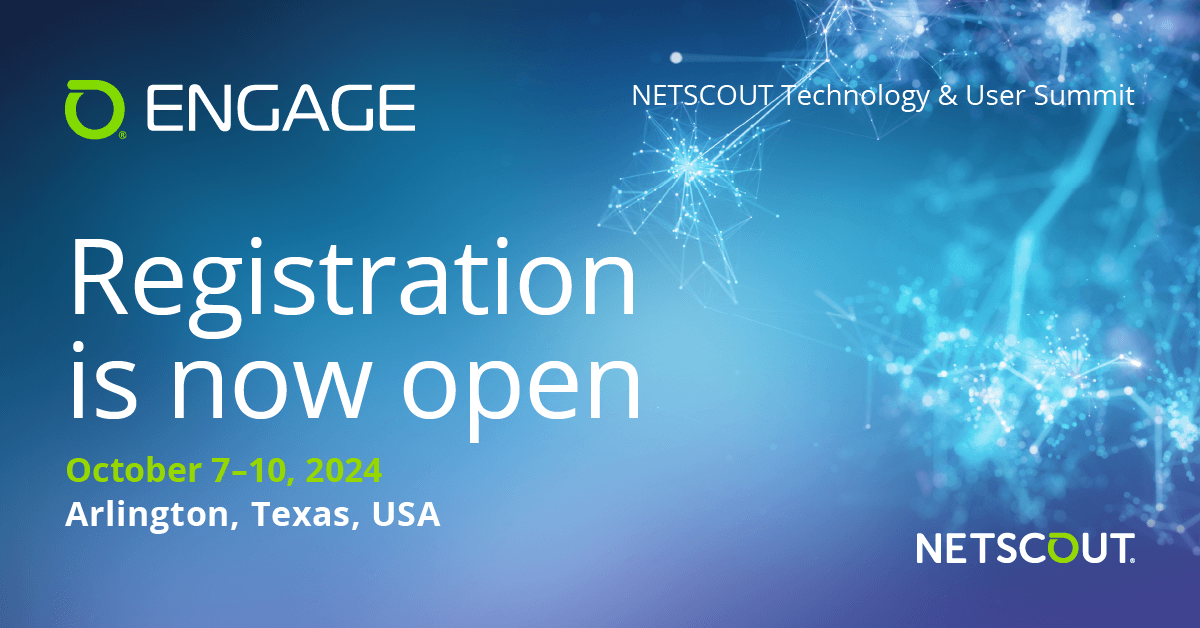 S3curitywizard's tweet photo. Register for #MyENGAGE by June 30th to unlock advance access to the Agenda Builder and reserve your place in workshops. Discover new strategies, network w/ peers, and optimize your @NETSCOUT deployments w/ hands-on sessions and certifications. https://t.co/Pf64cB06Hg https://t.co/GMFdysLag0