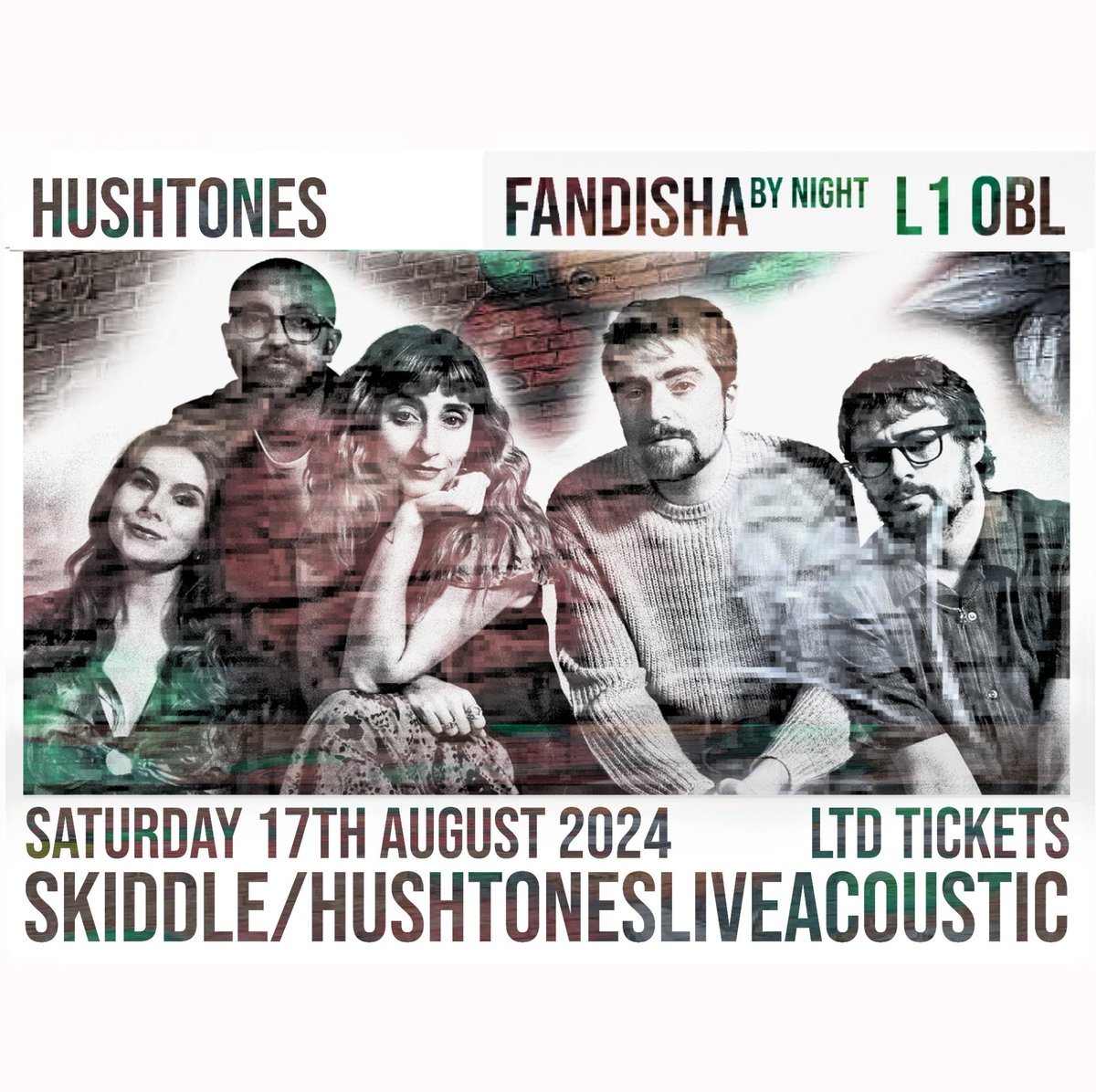 #FandishaByNight Don't miss the amazing vocal harmonies of the @Hushtonesmusic 17/08/24 Limited Tickets Available skiddle.com/whats-on/Liver…