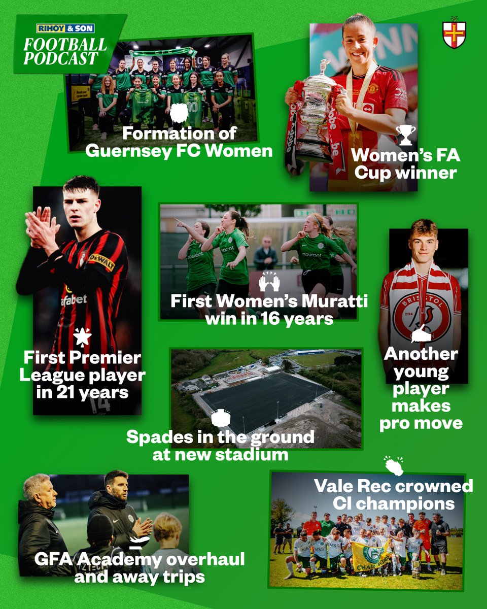 ⚽️ It’s been quite a season for Guernsey football 🙌

Here are just some of the stories we’ve covered in the paper and on the podcast 💚

If you missed it, check out our end of season show now 🎙️

Listen: podfollow.com/gpsportpod