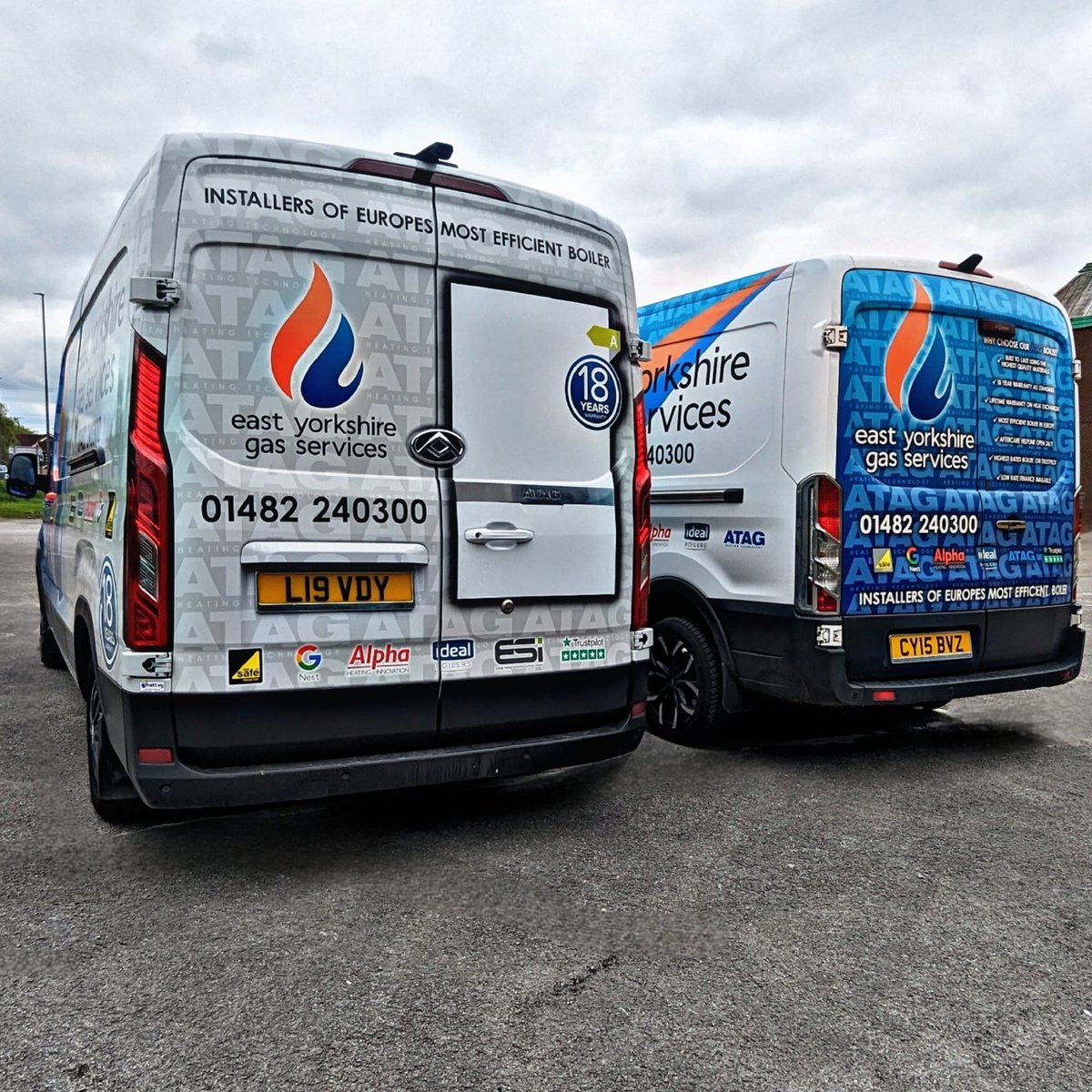 atagheating's tweet photo. 🤩🤩🤩

Thank you to East Yorkshire Gas Services for these incredible pictures of their brand new ATAG branded van! 😍

Let us know if you spot it around the EY area 👋

#ATAG #ATAGHeating https://t.co/In47A9xOJQ