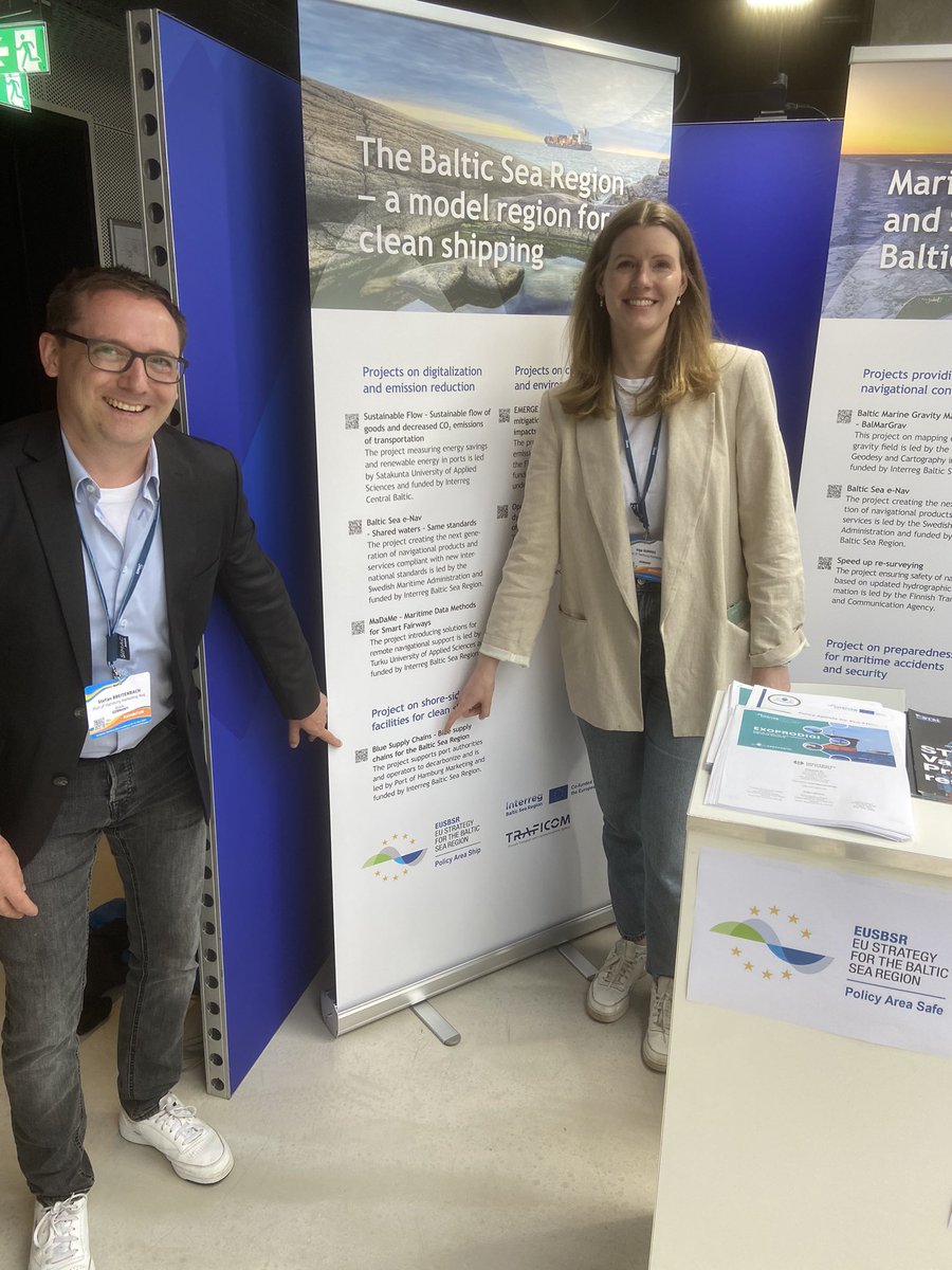 Come visit the <a href="/EUSBSR/">EUSBSR</a> <a href="/PA_Ship/">EUSBSR PA Ship</a> #PA_Safe booth 41 at the <a href="/EUmaritimeDay/">EuropeanMaritimeDay</a> in Svendborg! The #SustainableFlow and #VlueSupplyChains projects visited as well! And the #MaDaMe and #ORMOBASS projects have a stand just around the corner!