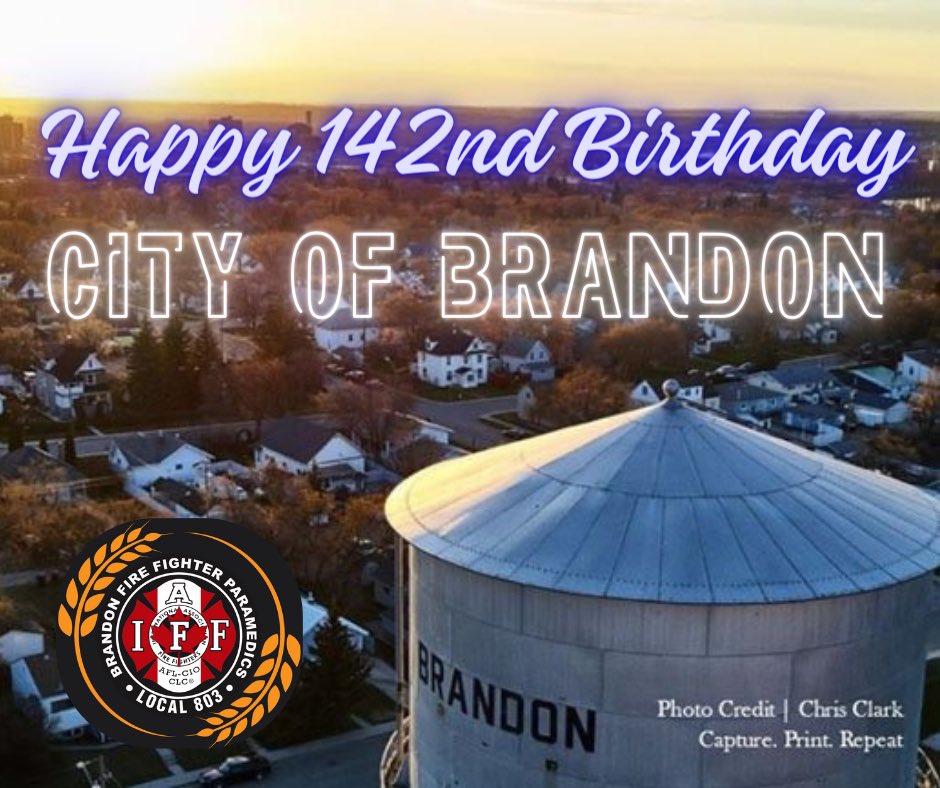 Happy 142nd Birthday, City of Brandon!

On this day, May 30, 1882, the Manitoba Government passed a bill incorporating Brandon as a City.

We’re proud to serve our community and its citizens.