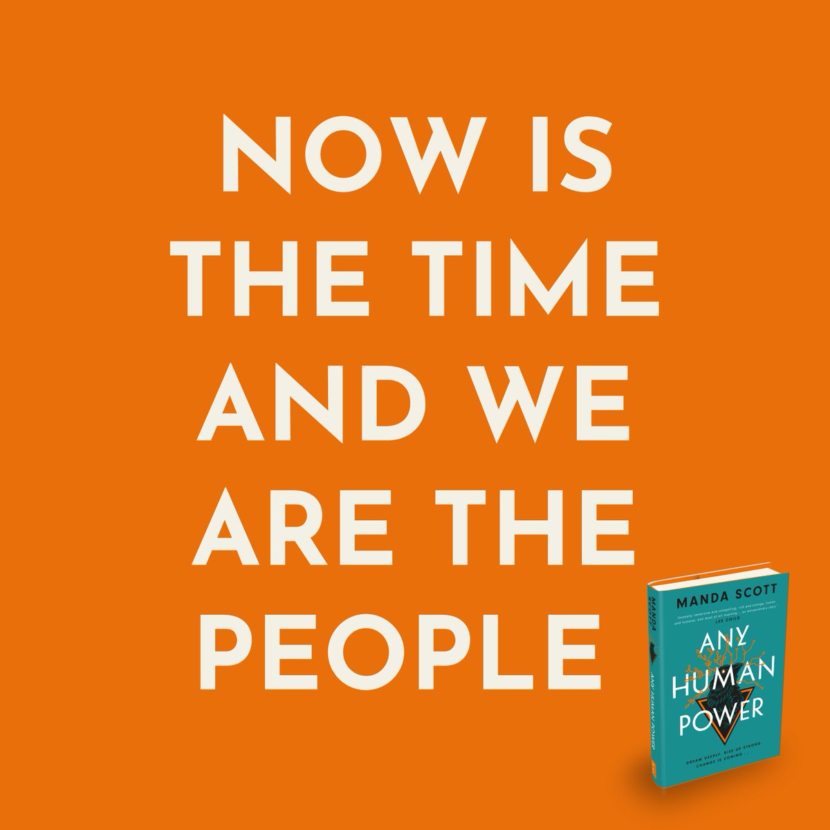 Now is the Time We are the People We urgently need to bring Power to those with Wisdom and Wisdom to those with Power. Nothing else is good enough.’ New Visionary Thriller by Manda Scott out TODAY Order here: linktr.ee/anyhumanpower #ChangeIsComing #RadicalReset @GE2024