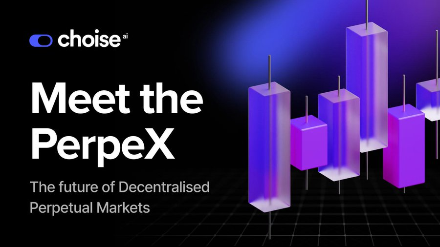 🚀 @ChoiseAi introduces its new product #PerpeX

🚀 #PerpeX will be the trading platform for users to access a range of futures options, ranging from large-cap coins all the way to lower liquidity small caps, and access the growing $2.5T+ crypto economy

🔽 VISIT
