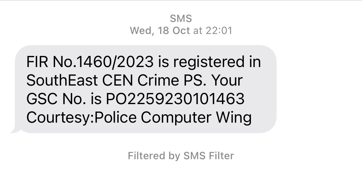 Ruchikamarwaha's tweet photo. @DCPEASTBCP @AddlCPEast @BlrCityPolice @CPBlr @blrcitytraffic @DCPEASTBCP @AddlCPEast -FIR-1460 at South CEN on 18/10/2023.₹1022438 lost and police unable to catch the culprit. Please ask @FBDPolice for assistance and catch the criminal. 7 months have passed #needhelp #actionrequested #fedexfraud #@BlrCityPolice @CPBlr @police_haryana https://t.co/mmqOJVFyb0