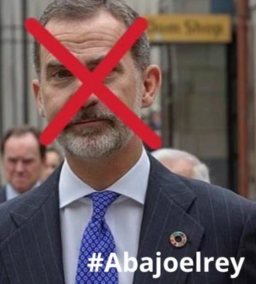 ¿Donde está el rey, Felipe VI? Los falangistas siempre lo dijimos, la monarquía borbónica no es garante de nada, solo de su nefasta dinastía. Al Borbón ni está ni se le espera. Otro cómplice y consentidor del separatismo criminal. #Abajoelrey ¡Arriba España!