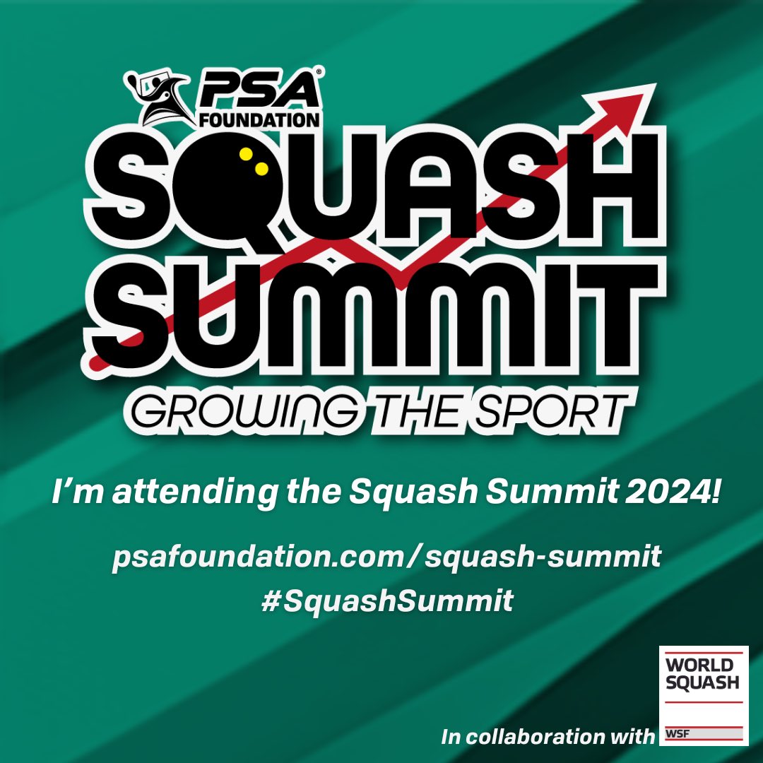 dburgess85's tweet photo. Looking forward to next week and the PSA Foundation #SquashSummit in Birmingham alongside the @PSAWorldTour @BOsquash !!
Should be great to connect with squash players, coaches and other stakeholders from around the world. 🌍
@WorldSquash @PSA_Foundation #squash https://t.co/HCJaYNrpXs