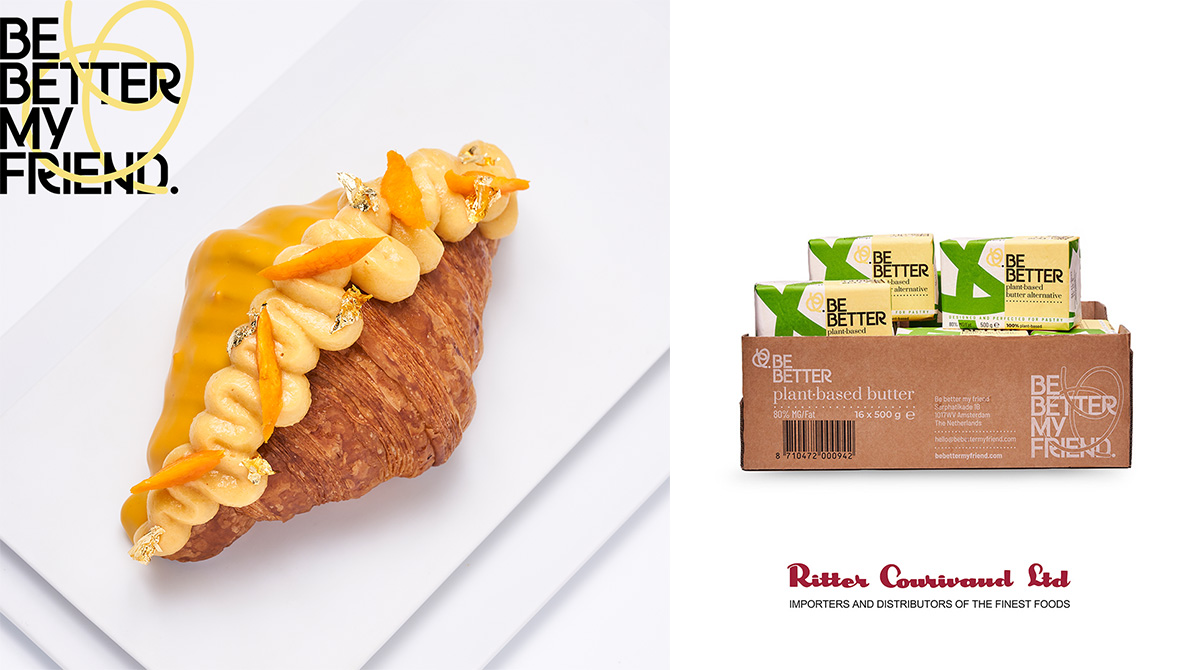 Thinking of switching to plant-butter?

Be Better Plant-butter is designed by and for bakers and pastry chefs

Free from allergens, sustainable, pure neutral taste, clean - no hydrogenated fats, no palm, no GMO, no artificials

Made for pastry and the planet

 #ritttercourivaud