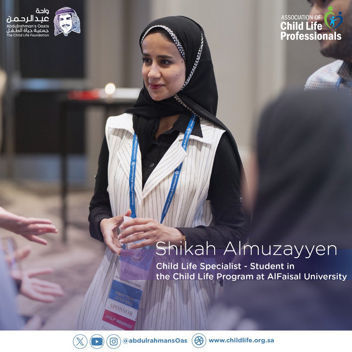 AbdulrahmansOas's tweet photo. نفخر بمشاركة دكتور فادي منشي مدير برنامج الماجستير في تخصص حياة الطفل بجامعة الفيصل
@Alfaisaluniv
وطالبات البرنامج شيخة المزين ورغد السلامة في #مؤتمر_حياة_الطفل_٢٠٢٤
#childlifeconference
#childlife
#childlifespecialist
#conference2024 https://t.co/FSfwcBXBXa