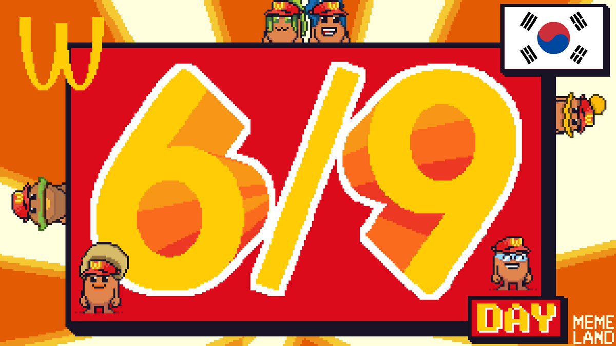 밈랜드 코리아 서울 밋업🏴‍☠️
- 일시 : 2024.06.09 16시~
- 장소 : 서울 명동
- 신청 : lu.ma/8i5mt7ls
* 홀더 아니어도 참여 가능

Memeland Korea Seoul Meetup
- Date : 2024.06.09 16:00~
- Location : Myeongdong, Seoul
- RSVP : lu.ma/8i5mt7ls
* Non-holders are welcome🥔