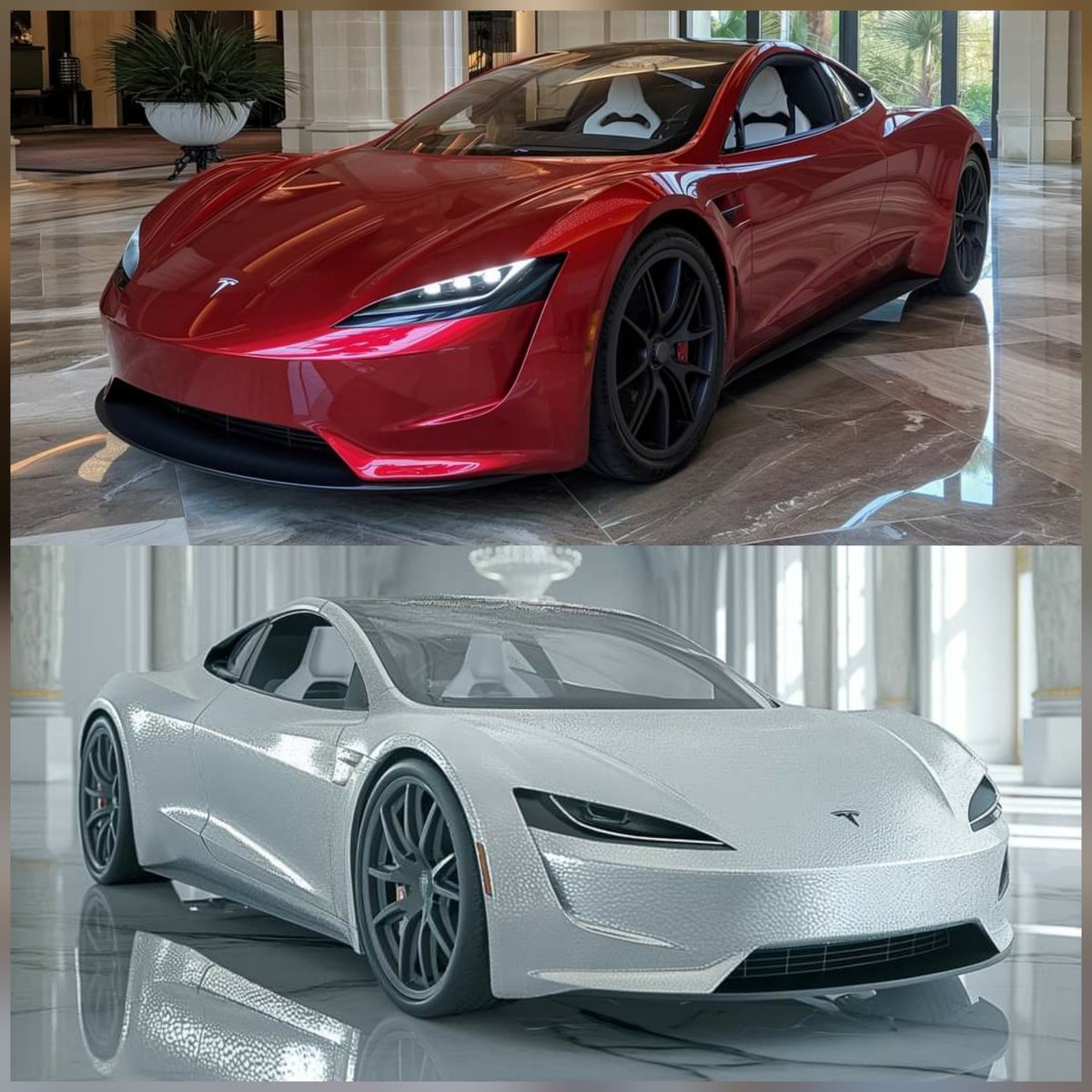 TESLA RED OR WHITE!?