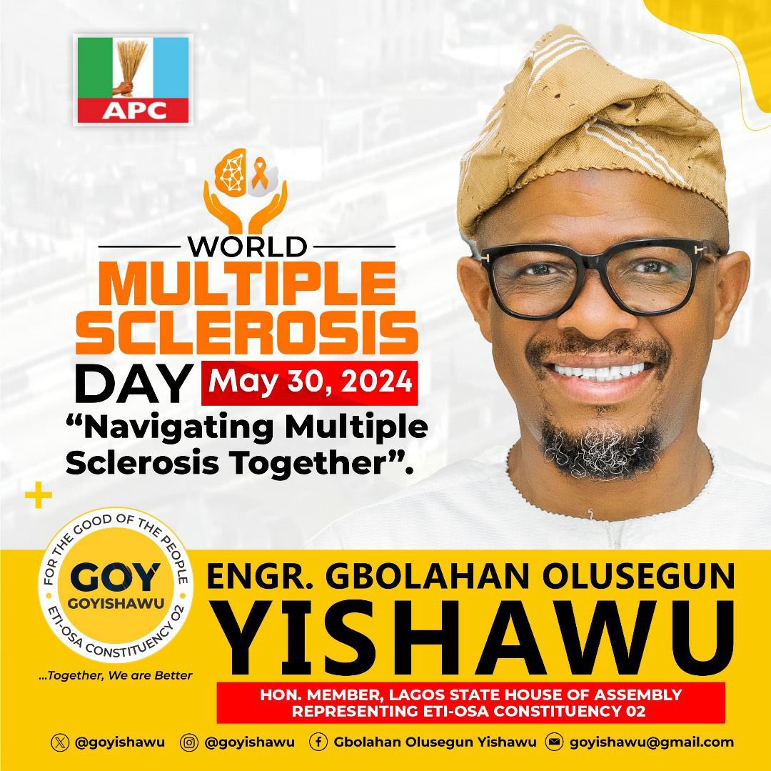 lagospidia's tweet photo. Let's unite to raise awareness and fight against Multiple Sclerosis. Together, we can make a difference and support those affected by this condition.

#WorldMSDay
#MSFighter
#NavigatingTogether

@GOYishawu https://t.co/DkI4C28xFb