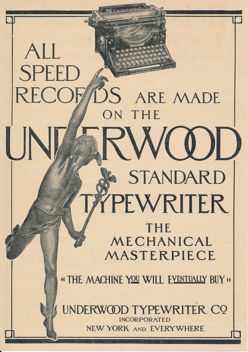 Writers & Typewriters Vintage Ads: Underwood, circa 1910 #WritingCoach #Writingservices #EditorialServices #WritingCoach #Typewriters #WritersofLinkedIn arnie@arniebernstein.com arniebernstein.com
