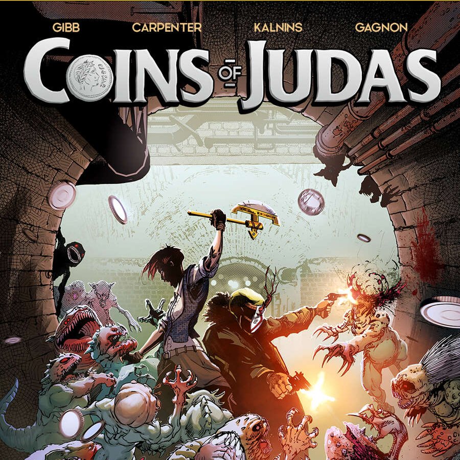 Coins of Judas 1 and 2 Double Issue is available now from @bandofbards Get it here: tinyurl.com/bdhsmknr #comics #comicbooks