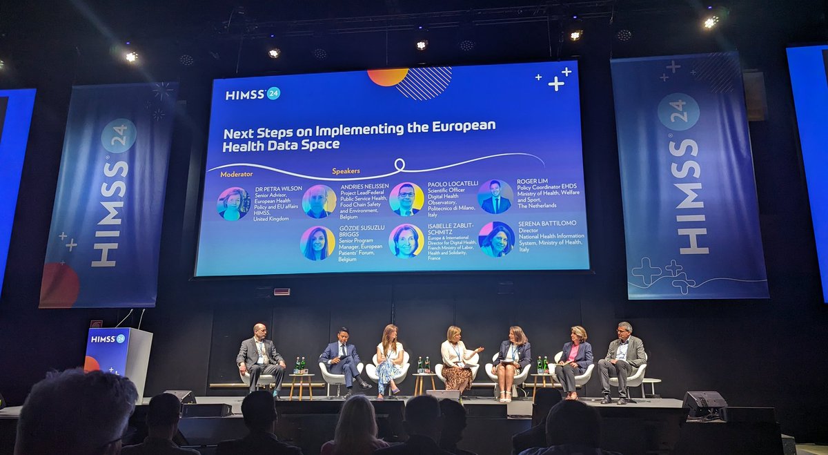 Valentina Strammiello (@valestrammi) on Twitter photo "#EHDS approach to primary use of #healthdata holds a lot of tangible promises for patients. Secondary use will bring results in the longer run, as they won't be immediately visible to the public." says <a href="/GozdeBriggs/">Gözde Susuzlu Briggs</a> from the <a href="/eupatientsforum/">European Patients' Forum</a> at #HIMSS24EUROPE. "#EHDS approach to primary use of #healthdata holds a lot of tangible promises for patients. Secondary use will bring results in the longer run, as they won't be immediately visible to the public." says <a href="/GozdeBriggs/">Gözde Susuzlu Briggs</a> from the <a href="/eupatientsforum/">European Patients' Forum</a> at #HIMSS24EUROPE.