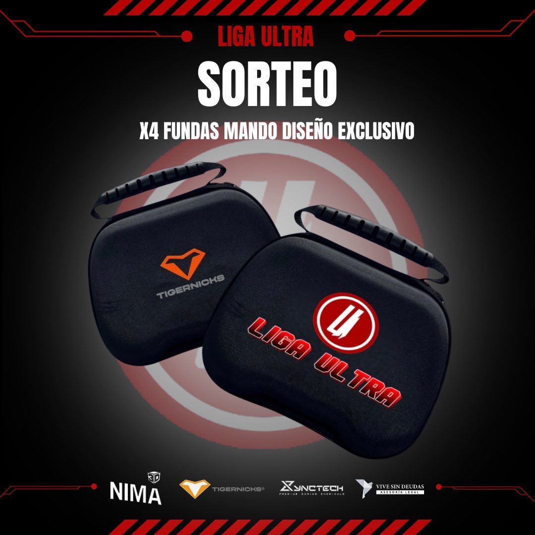 Ultra Instinct (@ultrainstinctes) on Twitter photo #SORTEO | Liga Ultra
Y para esta recta final de la liga os traemos este regalito para 4 de vosotros👀
🎁X4 FUNDAS MANDO🎁
Requisitos para participar:
▶️Seguir a <a href="/tigernicks/">Tigernicks</a> @UltraInstinct_8
▶️Dar RT y MG
▶️Menciona a dos amigos
▶️1 de las fundas se sorteara por el directo el #SORTEO | Liga Ultra
Y para esta recta final de la liga os traemos este regalito para 4 de vosotros👀
🎁X4 FUNDAS MANDO🎁
Requisitos para participar:
▶️Seguir a <a href="/tigernicks/">Tigernicks</a> @UltraInstinct_8
▶️Dar RT y MG
▶️Menciona a dos amigos
▶️1 de las fundas se sorteara por el directo el