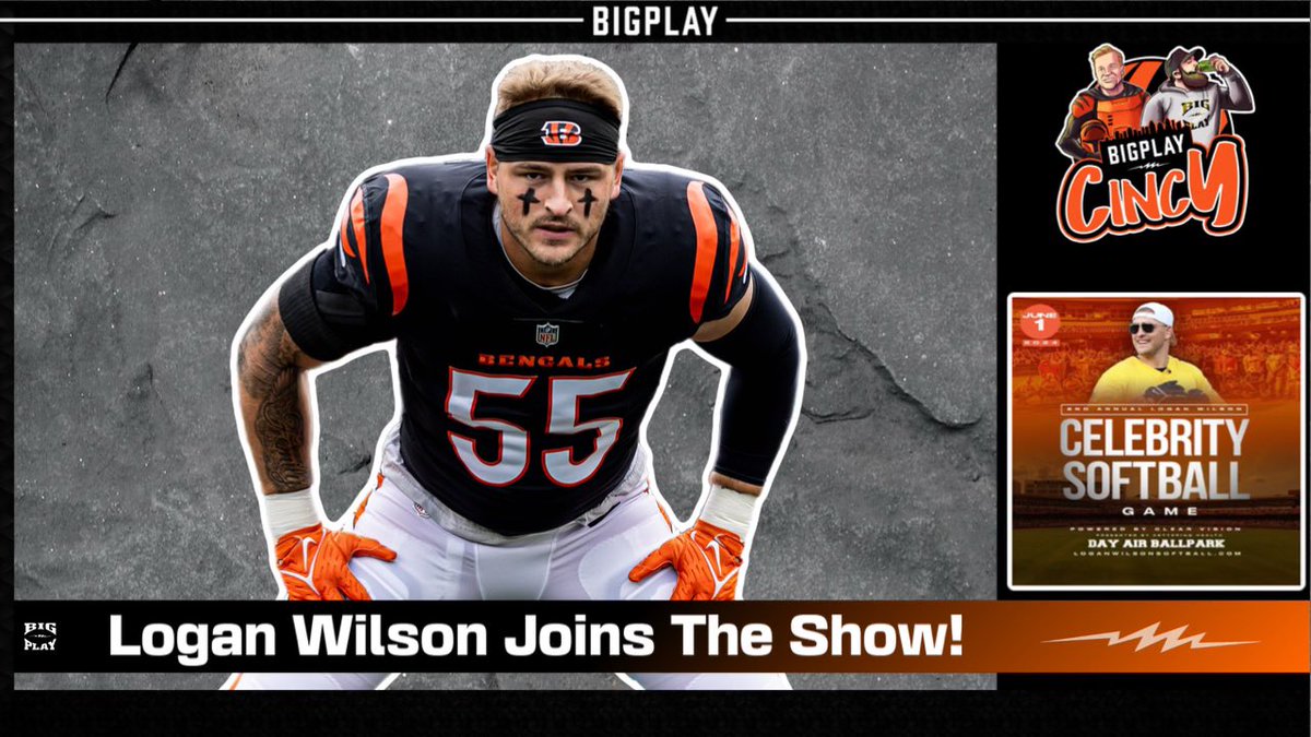 Tonight at 8pm, Logan Wilson joins the show to preview his celebrity softball game this Saturday in Dayton and talk about their @CincyHat collab that just dropped! Watch the show: youtube.com/live/8sc-gBJyd… Tickets to the game: LoganWilsonSoftball.com