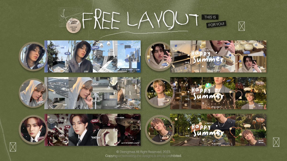 dienigmaa's tweet photo. Any interaction are appreciated!

Halo, sebelum saya open kembali, saya ingin membagikan free layout. Ada sekitar 18 free layout yang bisa kamu claim nantinya

⏰: 21.45 WIB
📌: melalui DM

Untuk Snk boleh dicek di tweet berikut.

#zonauang https://t.co/81AbeI6UEJ