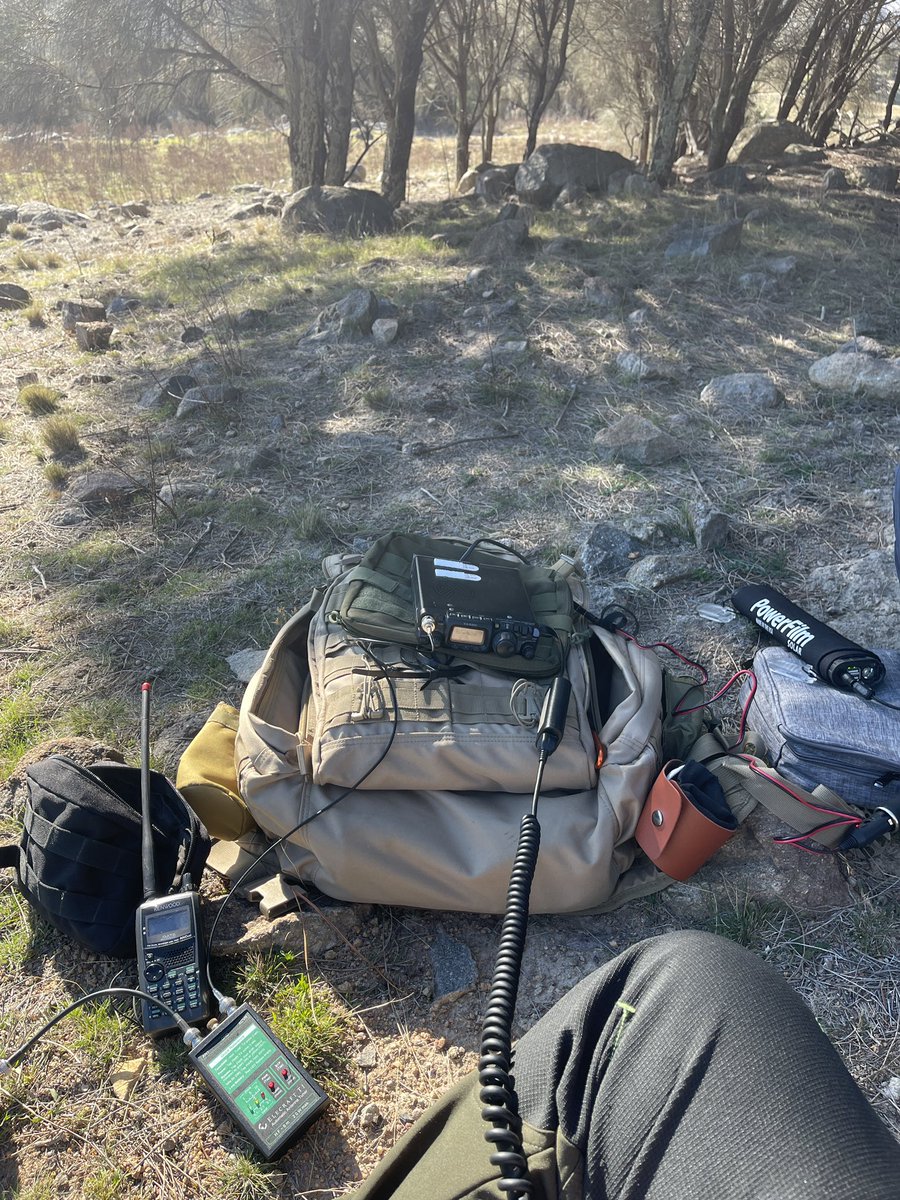 VK1MIC's tweet photo. Fantastic day out on Tuesday playing SOTA. Thanks to JA and ZL stations on 10m QRP. Was good fun.  #ft817 #sota https://t.co/QqEvC0jeoG