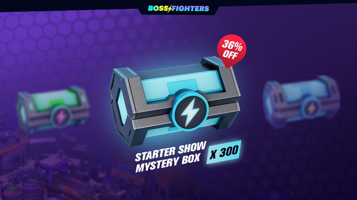🔥Kickstart your journey with the Starter Show Box! 

With an 80% chance of scoring a Rookie Showrunner Contract, 14% for an Initiate, and a 6% chance at an Encore, it’s a great way to make a solid foundation for your BF arsenal🚀

Secure your box on June 4 👉