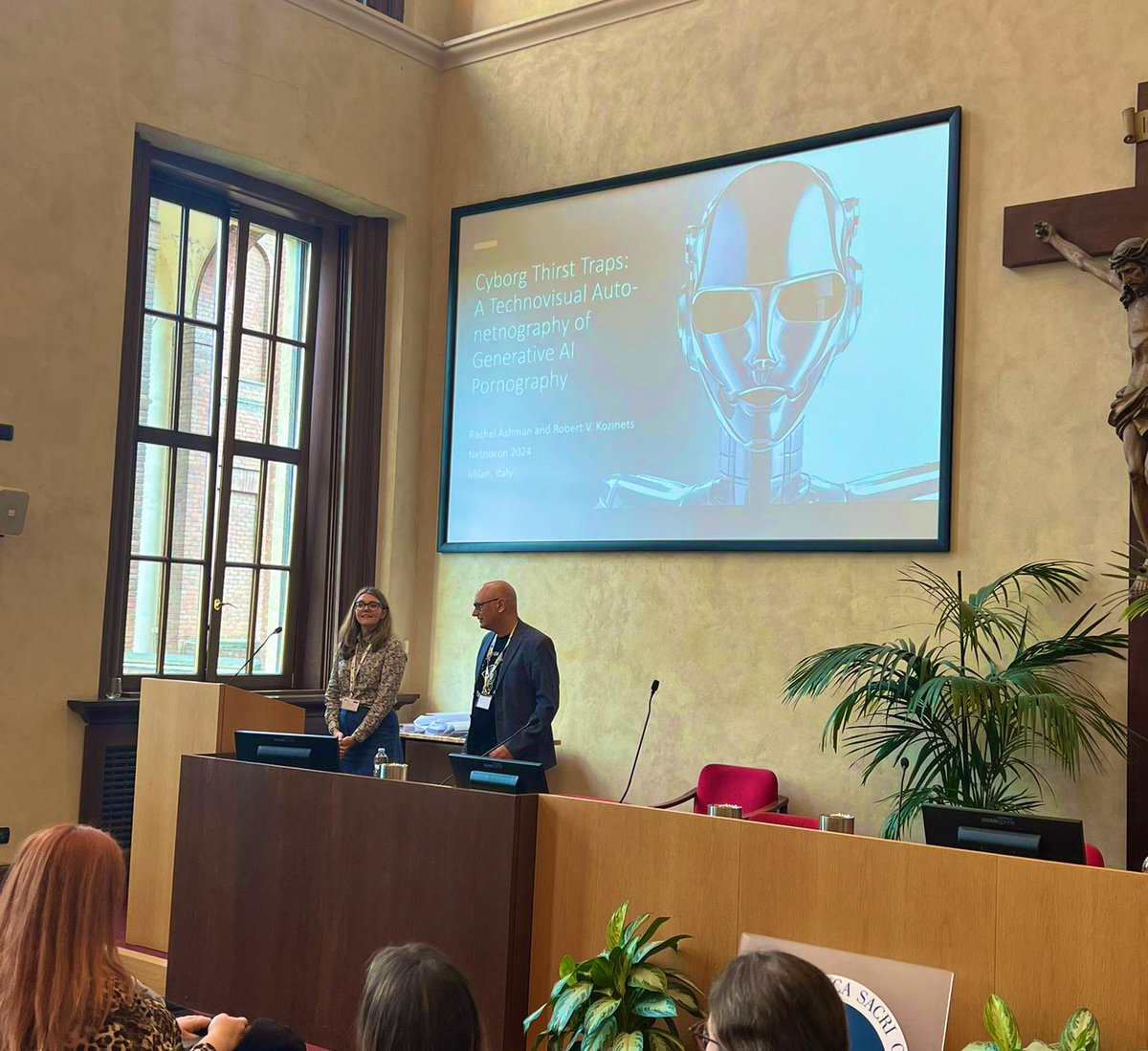 Did you know that many AI-generated explicit images are pregnant female cyborgs? 🤰🏻🤖

This is just one of the interesting insights from the netnographic research from our “duo-netnography”, <a href="/RachAshman/">Rachel Ashman</a> &amp; <a href="/Kozinets/">Robert V. Kozinets</a>, delving into stigmatized topic of pornography.

🌐#NETNOCON24