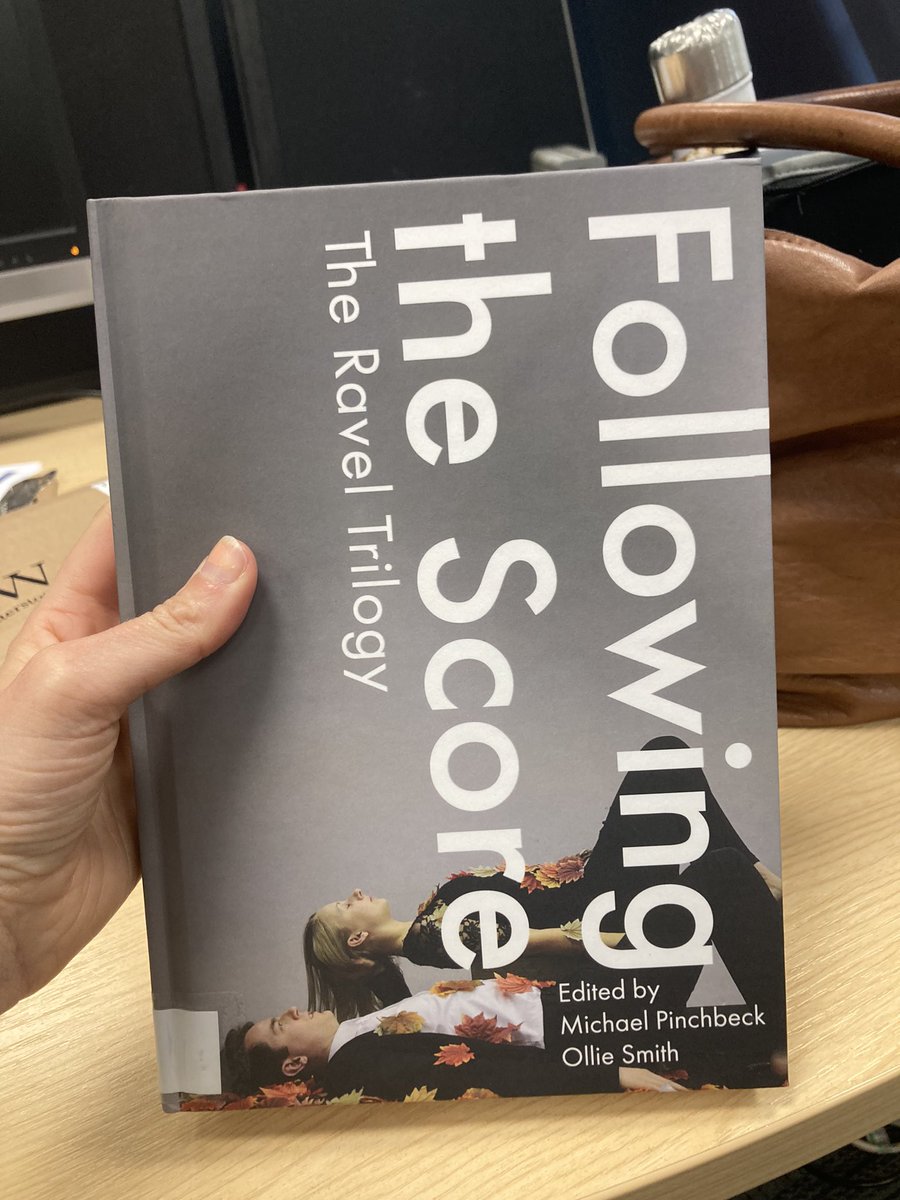 Delighted to receive a copy of Following the Score, which includes my and Alan’s chapter on embodied music cognition in music theatre.