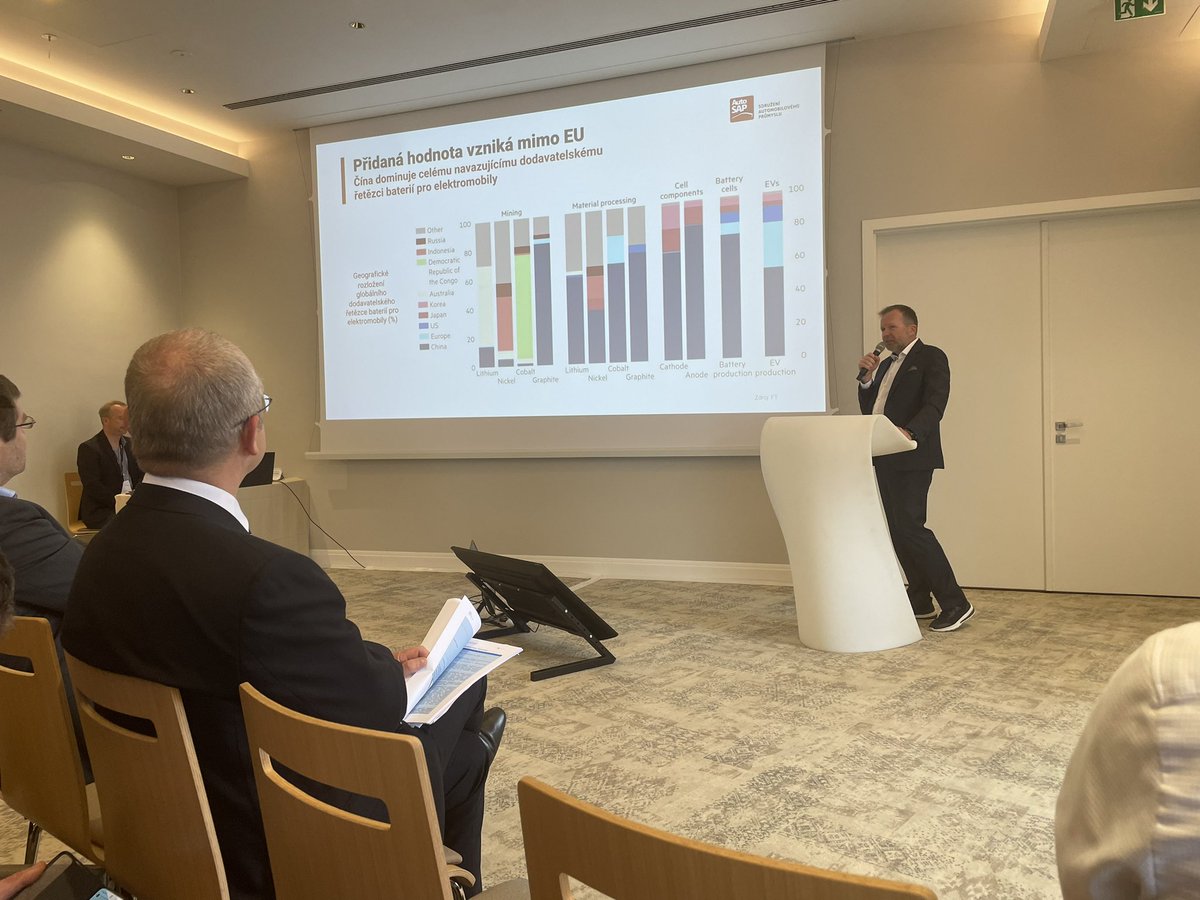 Dnes na konferenci Čistá mobilita: již není prostor řešit jednotlivé regulace - pokud chce Evropa na cestě k čisté mobilitě dosáhnout svých cílů, potřebuje po volbách změnit přístup a přijmout novou průmyslovou politiku.