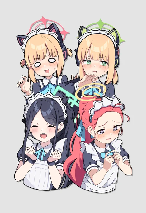 ゲーム開発部(メイド)#ブルアカ 