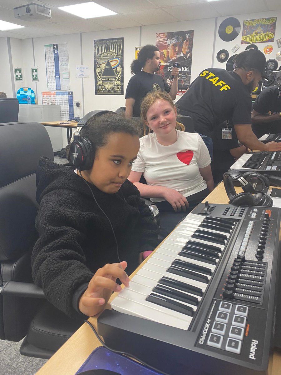 Our young people are really having a great experience at MPAC's 'Music Production Workshops 2024' Wonderful opportunity to see how music is produced and they look as though they are enjoying it. Enjoy the rest of the day and make wonderful memories. @PlayMpac