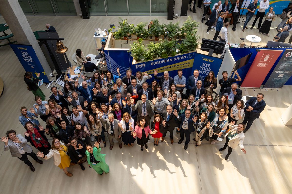 This year is a special #EMD2024 edition 🎂

We could not miss a celebration of #10yearsEMFaF with @vitcheva_eu, @PalomaAbaEU and #EMFF #EMFAF stakeholders at #EMD2024

Thank you for your great results, which are making the difference in the #SustainableBlueEconomy!