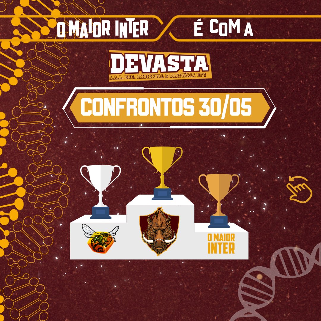 devastaufg's tweet photo. ALÔ ALÔ, JÁ É INTEEEEEER! 🤪 Acompanhem a programação de HOJE, (30/05)!!! 
Venham para o Ferreira “Peteco” torcer com a Devasta 🐗❤️💛 
#omaiorinter2024 #devasta https://t.co/GMc7u6Xxcx